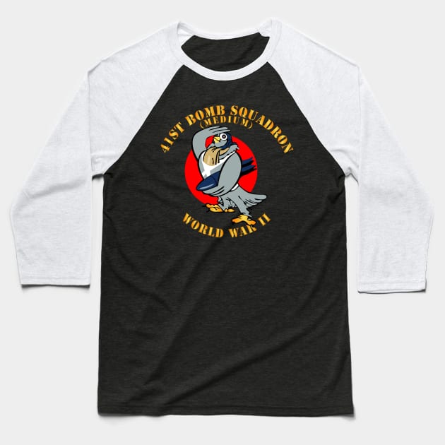 41st - 827th Bombardment Squadron - WWII Baseball T-Shirt by twix123844